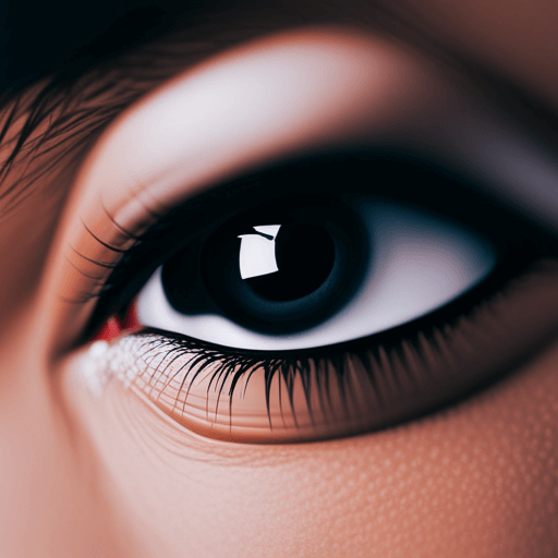 An Image Showing A Close-Up Of A Person'S Under-Eye Area With Dark Circles, Using A Bright And Contrasting Background