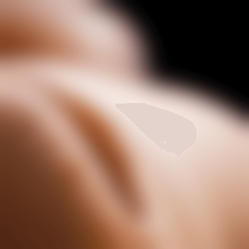An Image Showcasing A Close-Up Shot Of A Smooth, Healthy Skin Surface With A Few Visible Blackheads